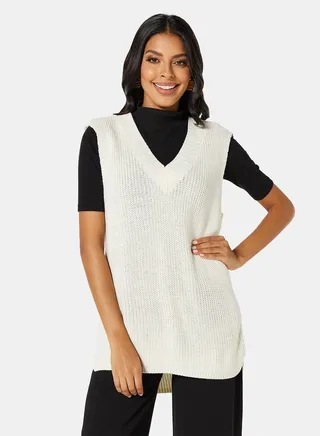 Knit Sleeveless Pullover 