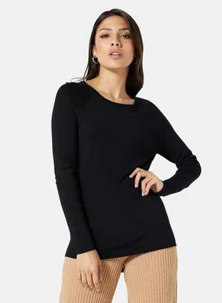 Knitted Long Sleeve Pullover 