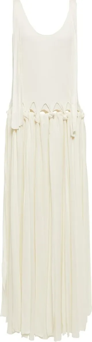 Fringed maxi dress
