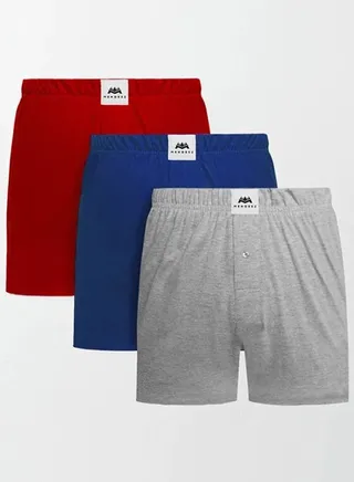 JERSEY BOXER SHORTS - PACK OF 3 COLORS 