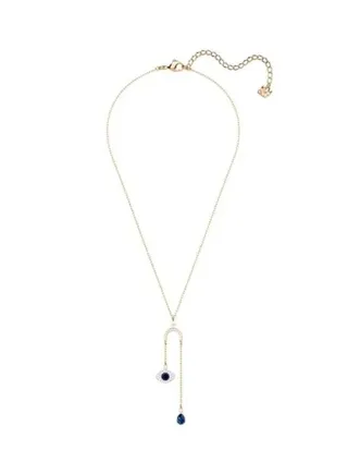 Duo Evil Eye Y Pendant Necklace 