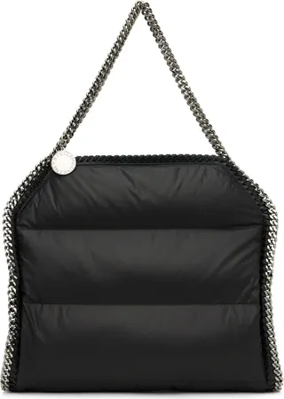 Stella McCartney Black Quilted Falabella Tote