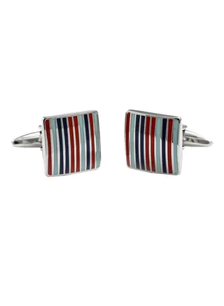Vertical Stripe Cufflinks 