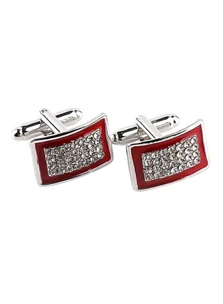 Decorative Rhinestones Chic Cufflinks 