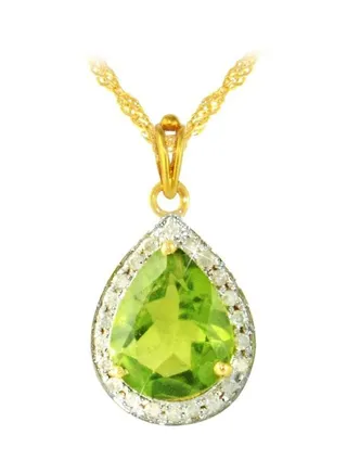 18 Karat Gold Diamond Studded Pendant Necklace 