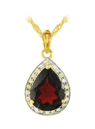 18 Karat Gold Diamond Studded Necklace 