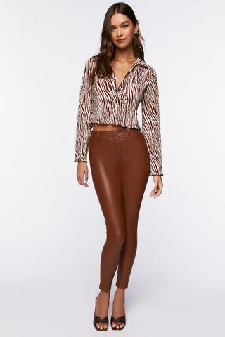 Faux Leather Skinny Pants