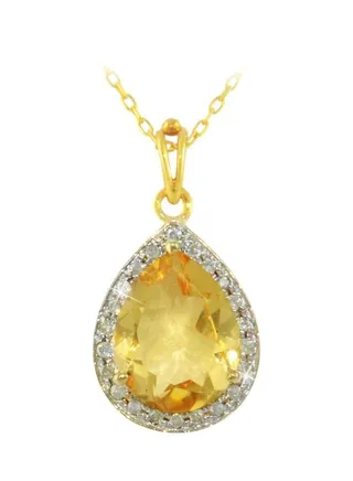 18K Gold Diamond Necklace 