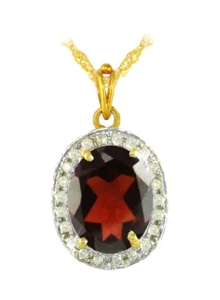 18 Karat Gold Diamond Necklace 