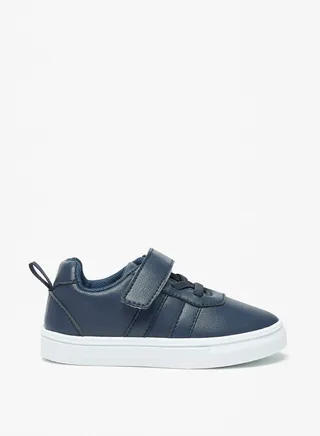 Boys Textured Sneakers with Hook and Loop Closure Ramadan Collection 