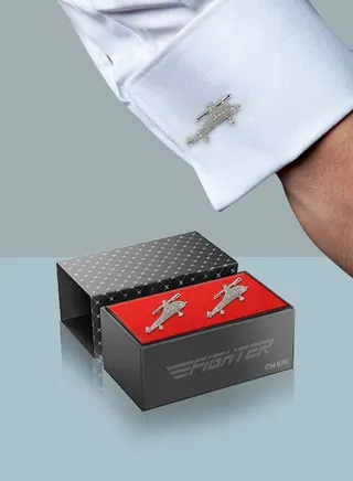 AW139 Helicopter Cufflinks 