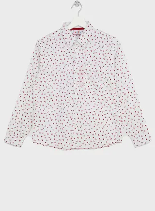 Boys All Over Printed Shirt With Pocket