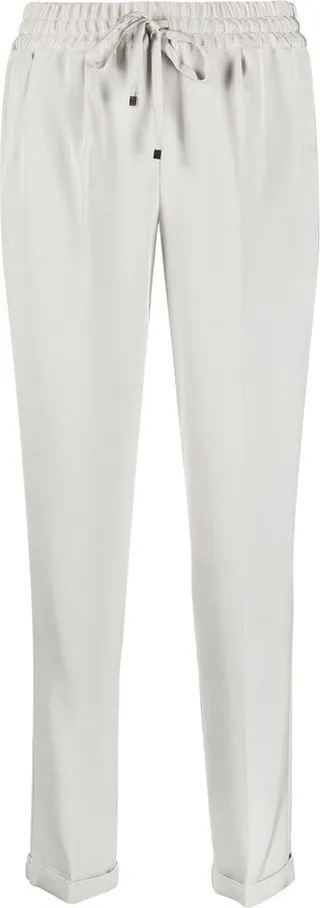 Drawstring-Waist Tailored Track Pants