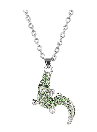 Rhodium Plated Silver Pendant Necklace 
