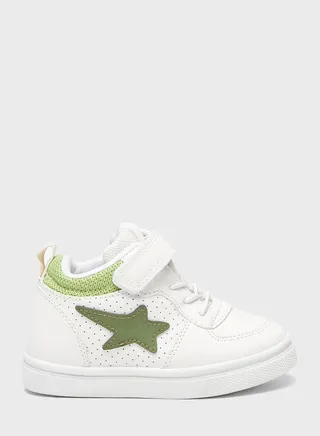 Kids Low Top Velcro Sneakers 
