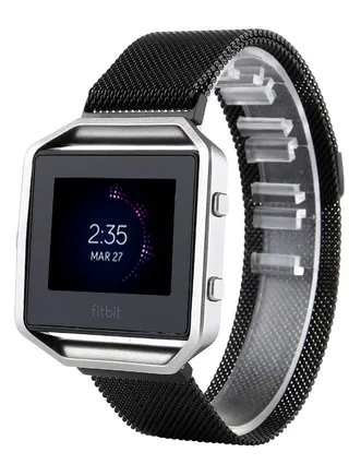 Milanese Loop Band For Fitbit Blaze Smart Fitness Watch FT-102-B 