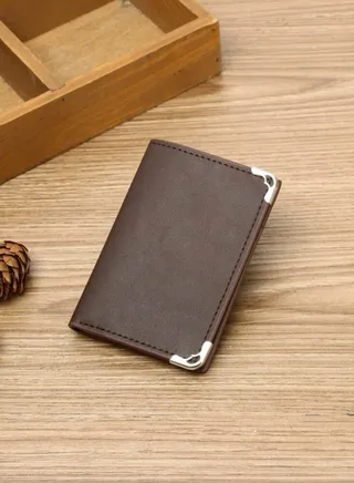 Elegant Slim Classic Small Wallet For Men - Brown 