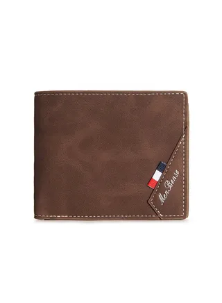 Business Men's Wallet Short Wallet Card Holder Document Bag 12*9.5*1.5cm 
