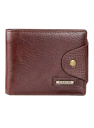 Vintage Hasp Open Wallet Brown 