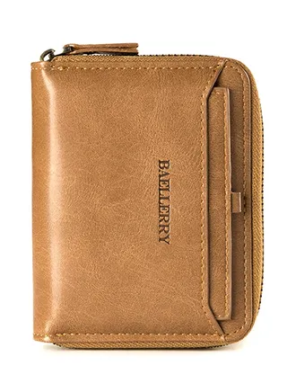 Zipper Wallet Brown 