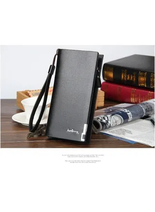 Wallet For Money And Cards Multiuse  Unisex Black 