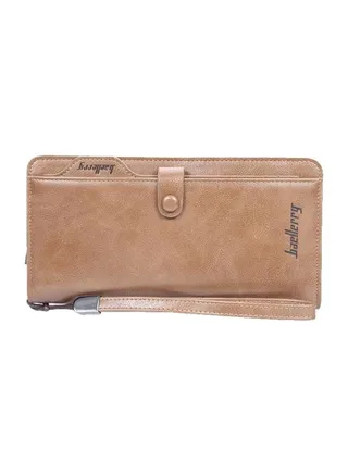 Leather Bifold Wallet Brown 