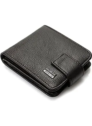 Wallet Leather For Keeping Paper Money Multi use - Black 