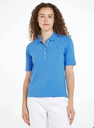 Women's 1985 Collection Regular Fit Polo -  Stretch organic cotton pique, Blue 