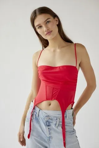 Out From Under Prism Sheer Tulle Corset