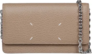 Mini Chain Bag In Leather Color