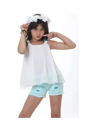 Distressed Short Green 