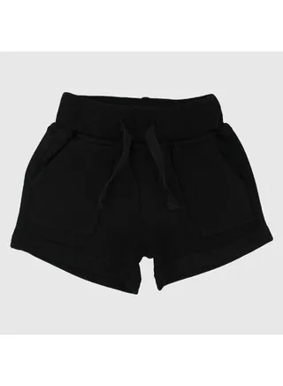 Unisex Black Comfy Shorts 
