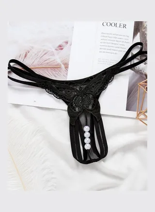 Butterfly Erotic Brief Black 