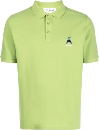 Geometric George Golf polo shirt