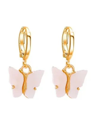 Alloy Butterfly Pattern Clip-on Earrings 