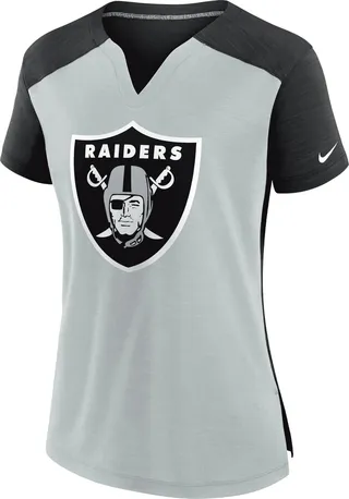 Nike Women's Dri-FIT Exceed (NFL Las Vegas Raiders) T-Shirt in Black
