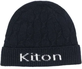 Intarsia-Knit Logo Cashmere Beanie
