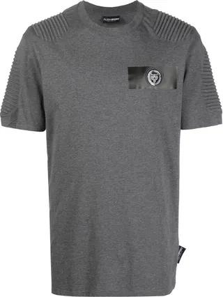 tiger-head motif T-shirt
