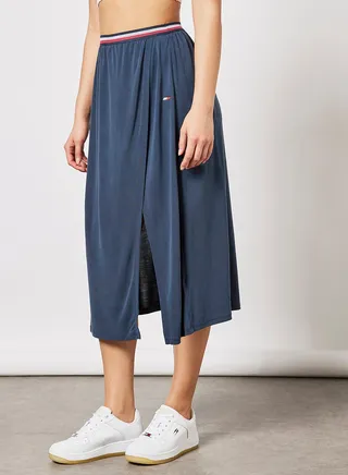 Sport Cool Modal Midi Skirt Blue 