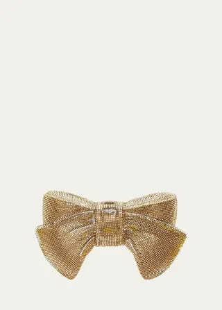 Crystal Bow Clutch Bag