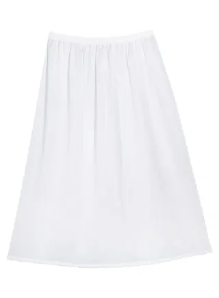 Casual Comfortable Skirt White 