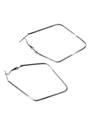 Metal Hoop Earrings 
