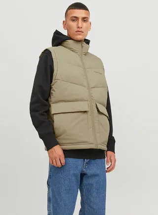 High Neck Padded Bodywarmer Jacket
