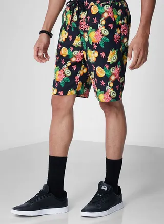 Koovs Resort Print Short 