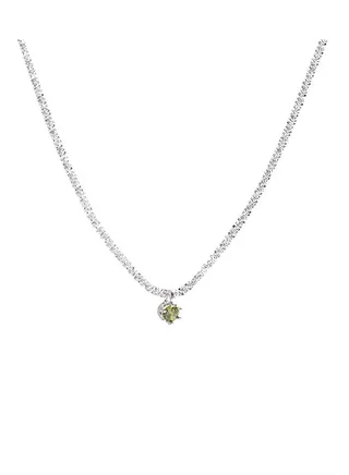 Sparkling Elements Titanium Necklace 