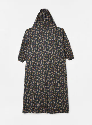 Praying Dress With Floral Prints And With Attached Veil 