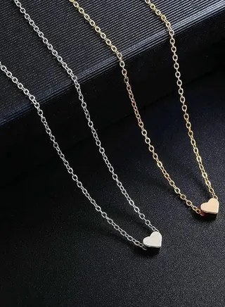 Heart shaped pendant made of the finest materials 