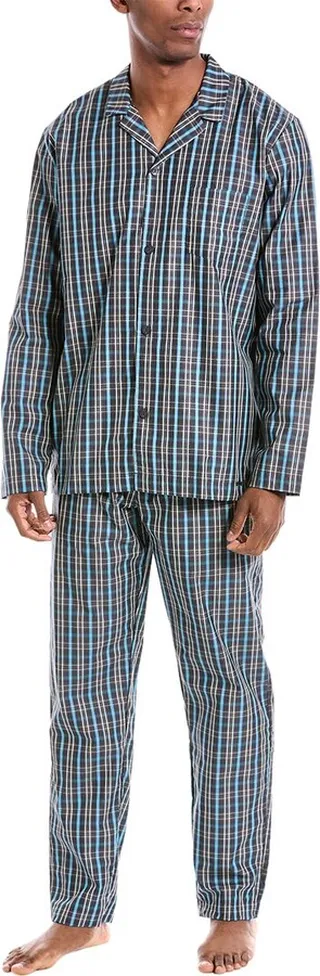 Hanro 2Pc Night & Day Woven Pajama Set