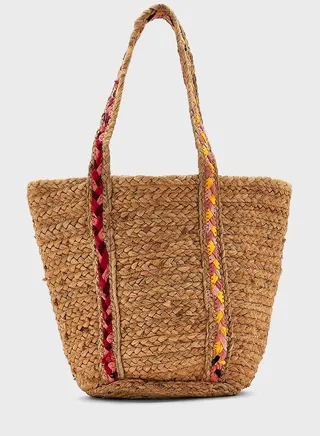 Jute Picnic Tote Bag