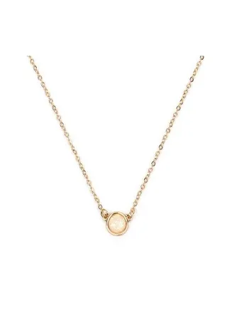 Gold color women's necklace 